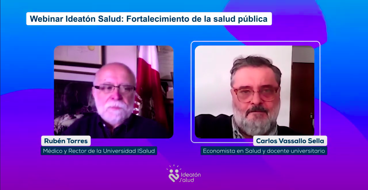 #IdeatónSalud2021 | Carlos Vasallo | Fortalecimiento de la salud pública